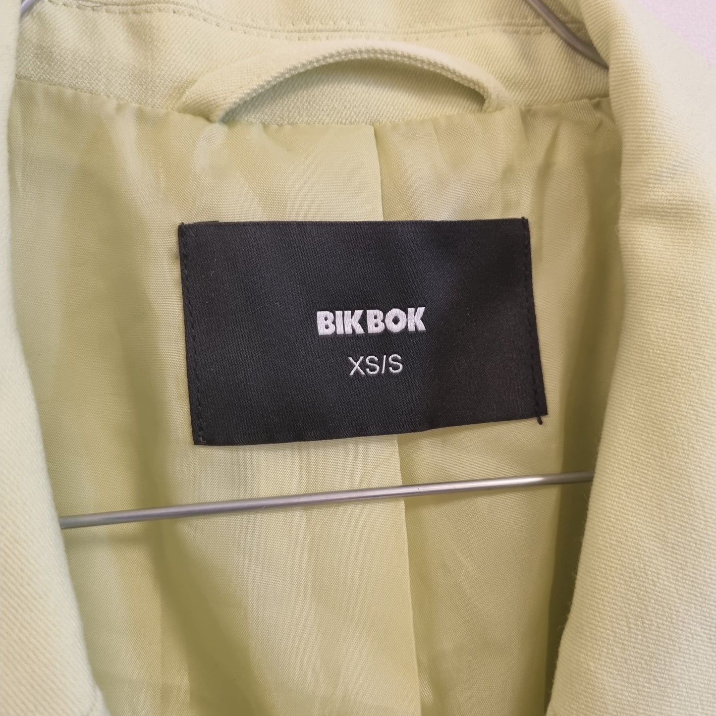 Limegrønn oversized blazer – XS/S