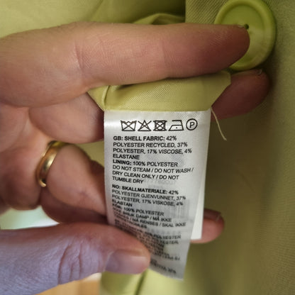 Limegrønn oversized blazer – XS/S