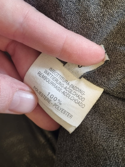 Vintage Cotton Belt dobbeltspent skinnjakke / 100% skinn – 50