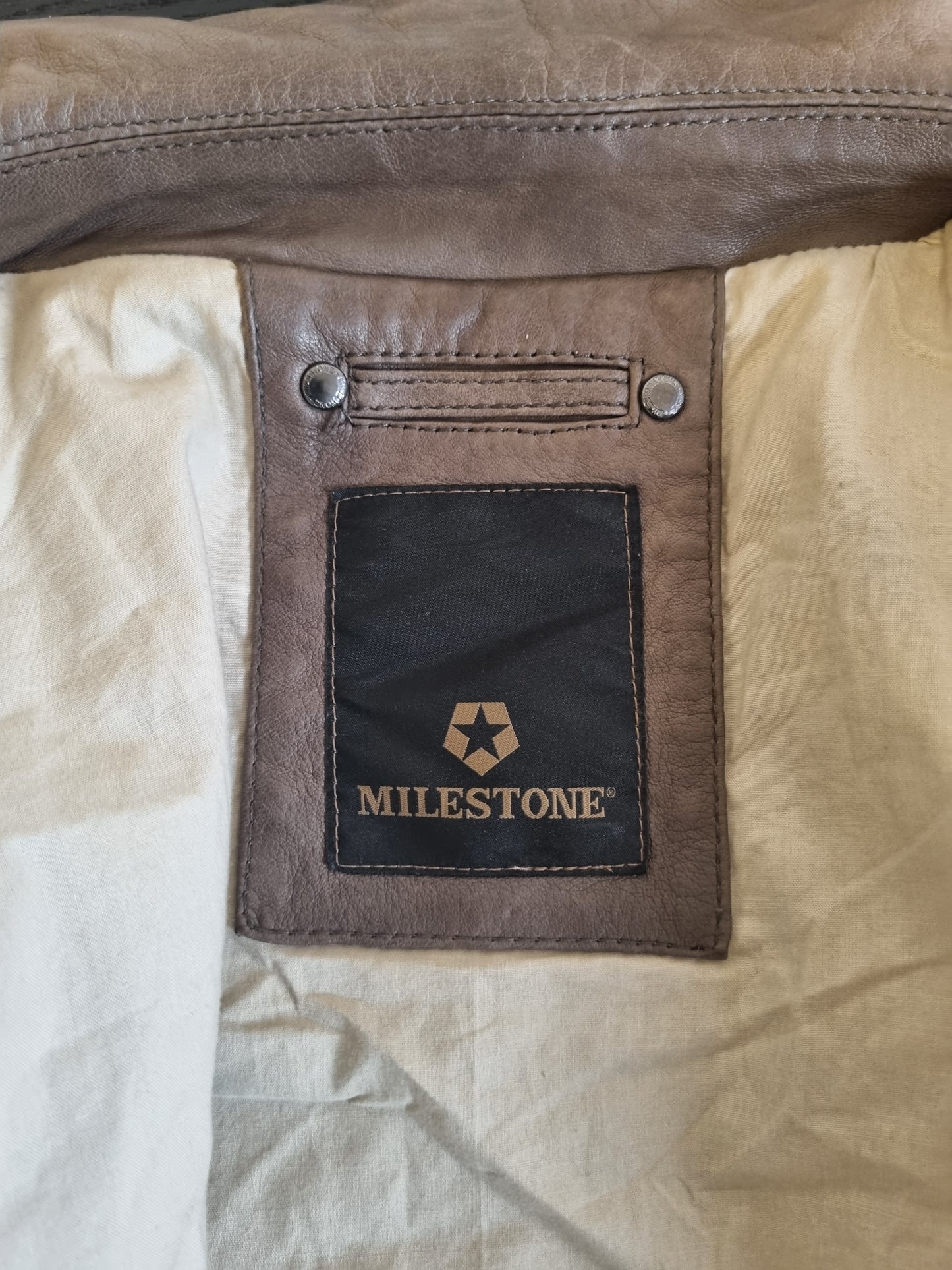 Milestone Quebeck skinnjakke / 100% lammeskinn – XL