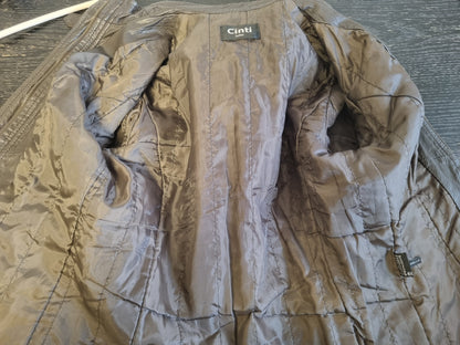 Vintage Cinti Leather skinnjakke / 100% ekte skinn – S