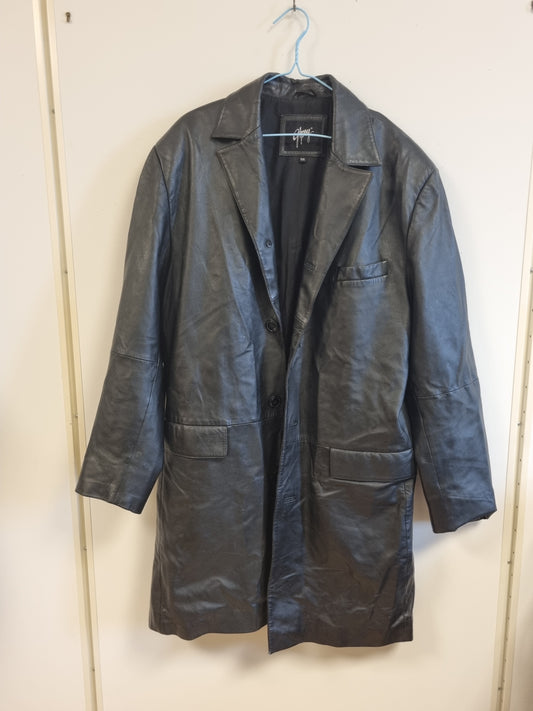 Vintage Gipsy skinnfrakk / 100% ekte skinn – XL