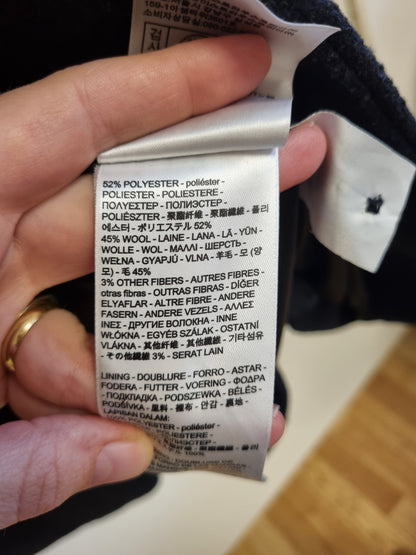 Levi’s mørkeblå ullkåpe (unisex) – XS