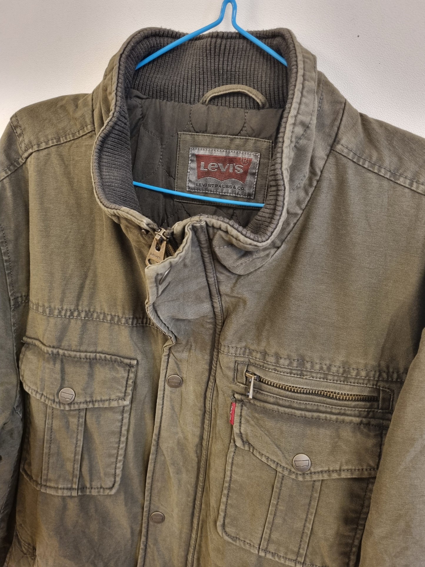 Levi’s Y2K feltjakke / 100% bomull – XL