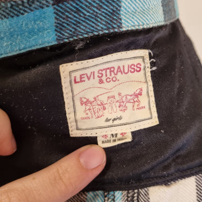 Levi’s rutete flanellskjorte / 100% bomull – M