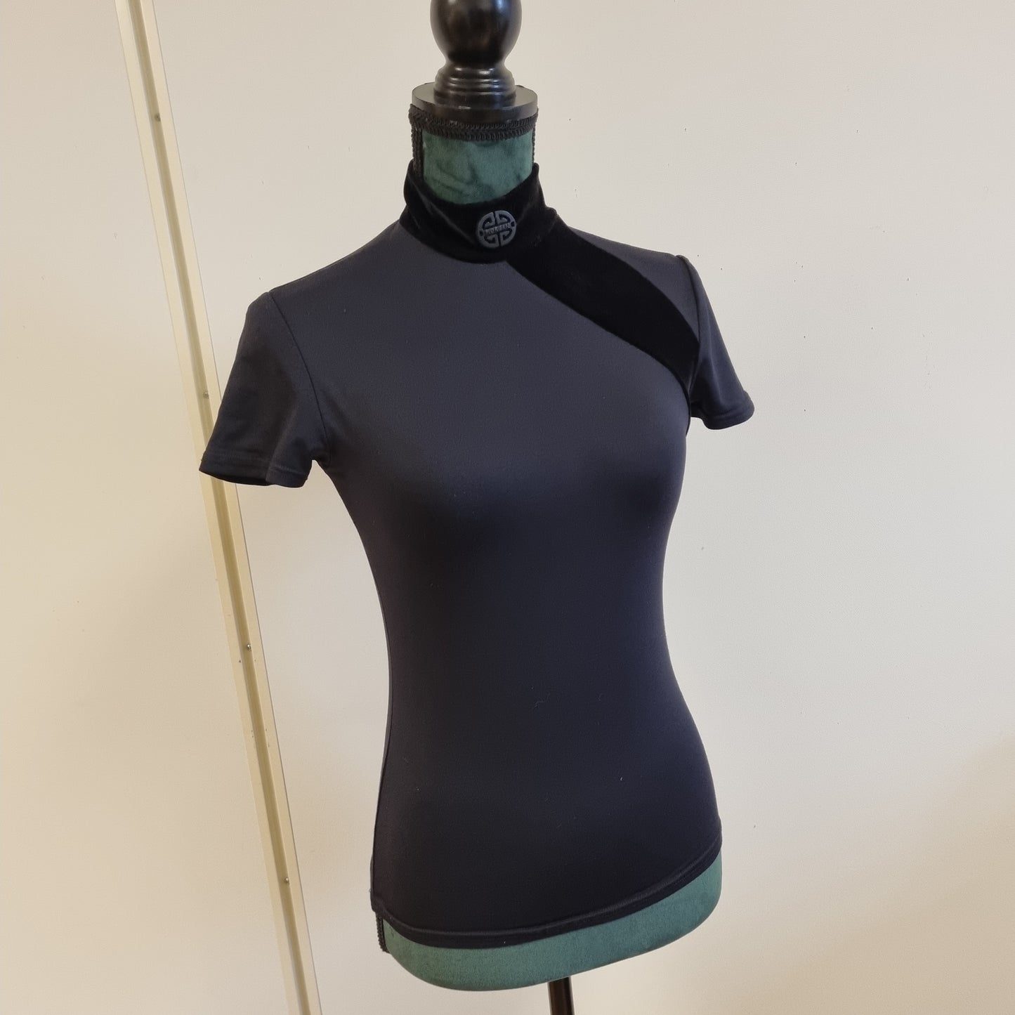 Vintage 90s Morgan De Toi topp med fløyel – XS/S