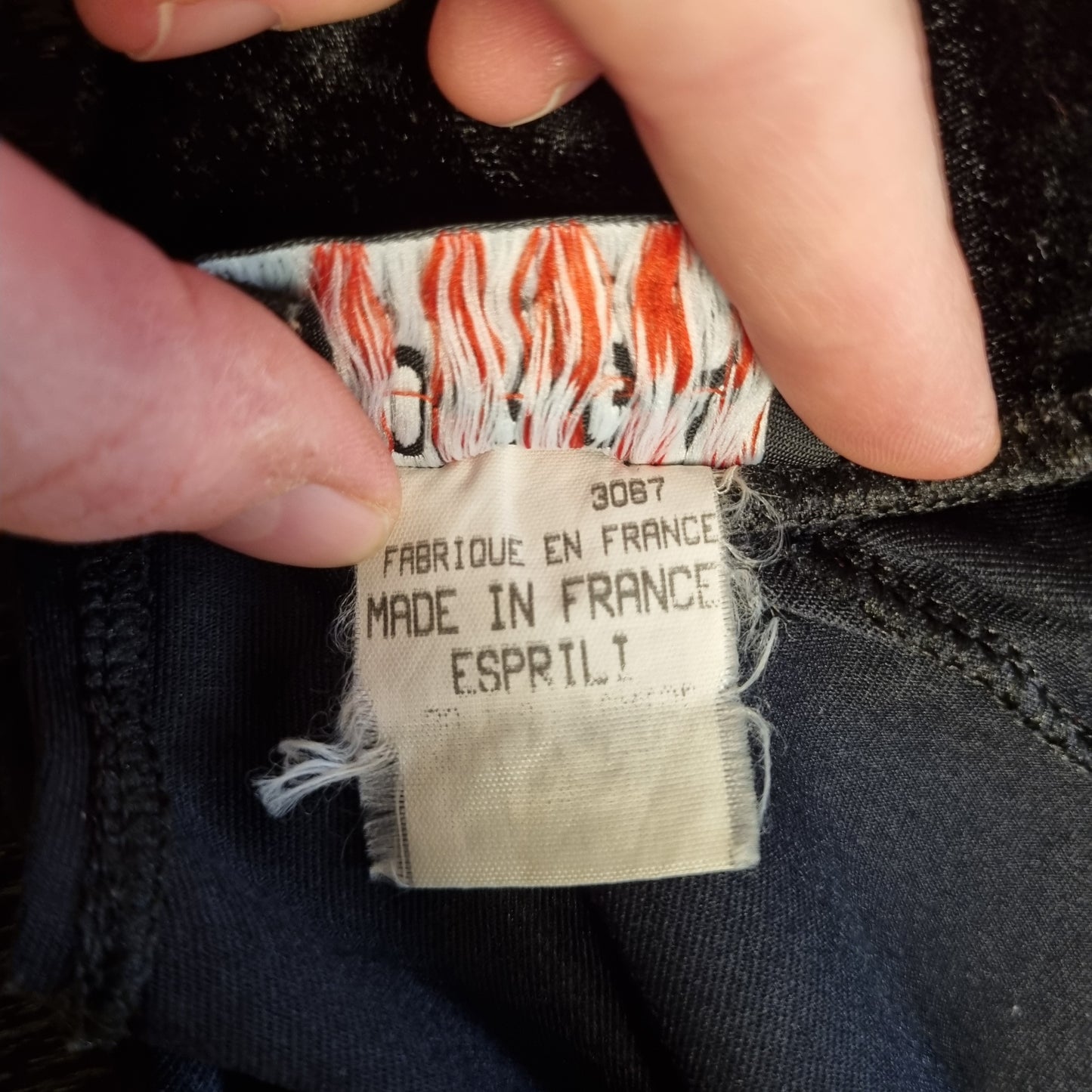 Vintage 90s Morgan De Toi topp med fløyel – XS/S