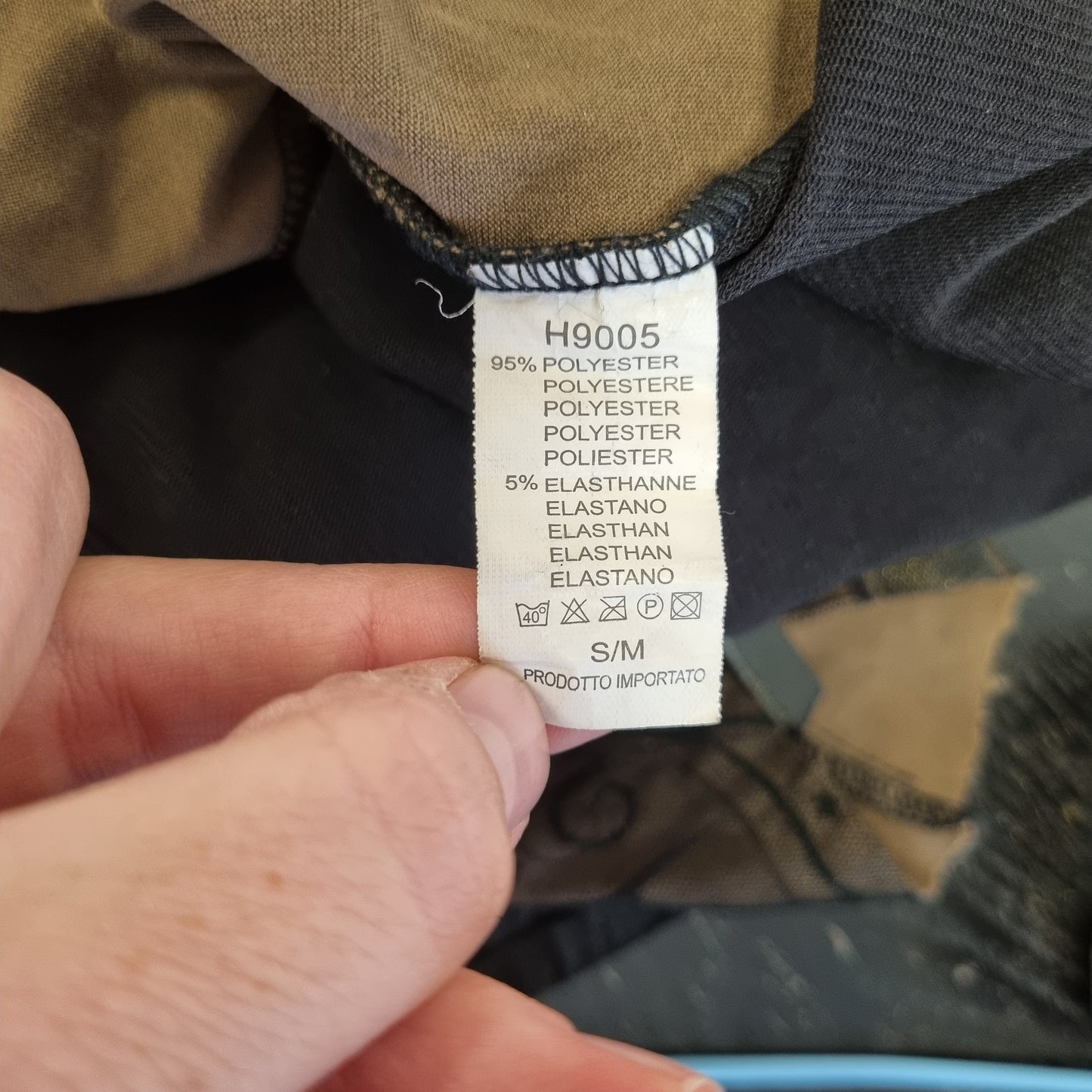 Vintage Y2K mesh-topp med blonder og print – S