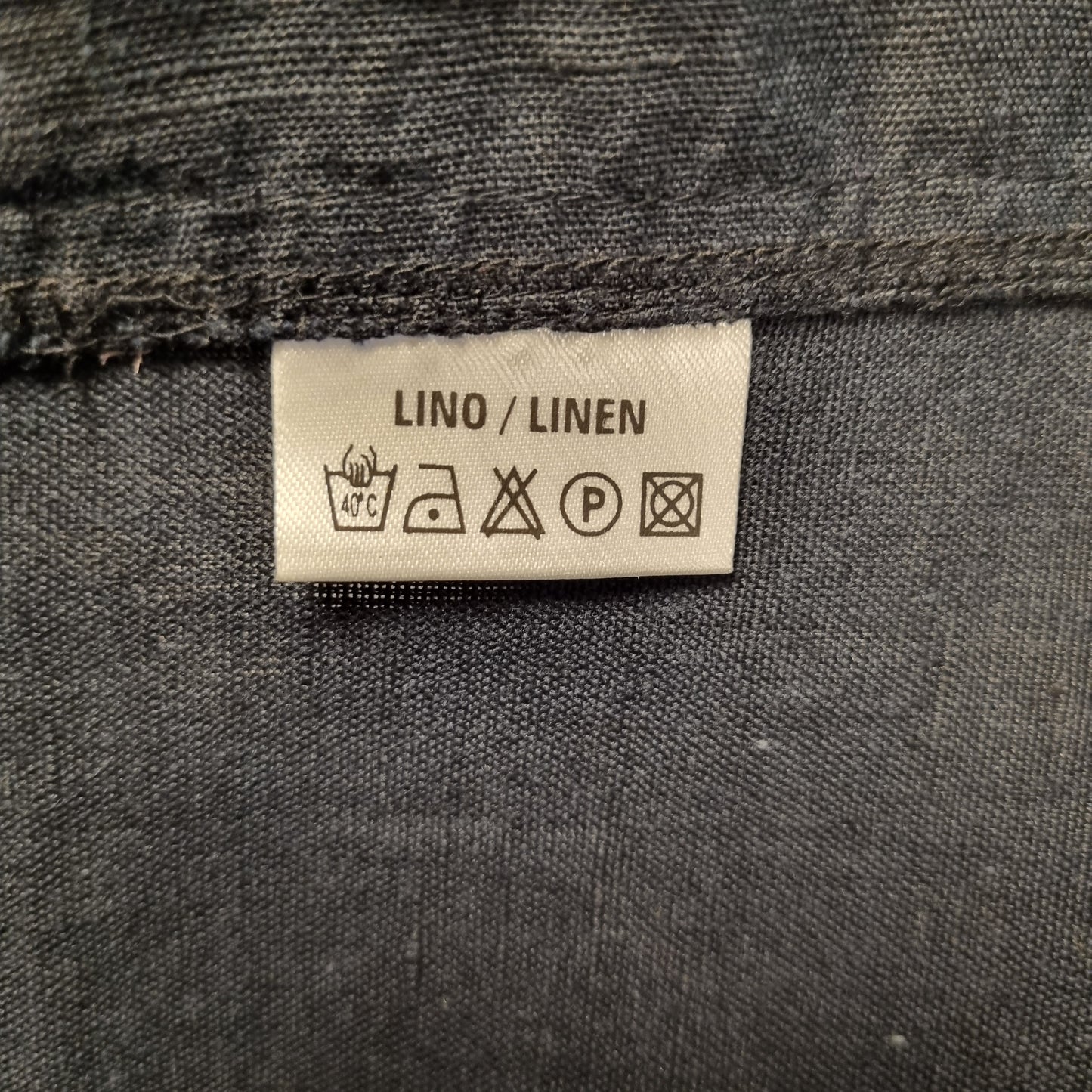NY! Vintage Y2K halterneck-topp / 100% lin – One Size