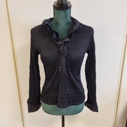 Vintage NaraCamicie rynket bluse / Italiensk design – S