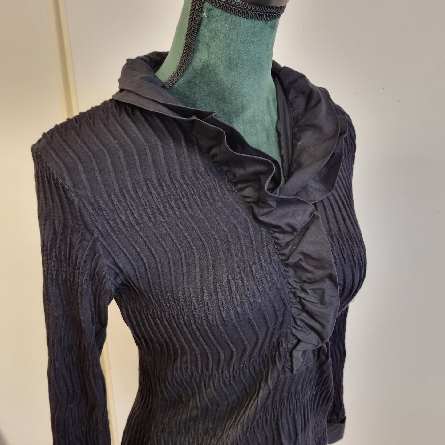 Vintage NaraCamicie rynket bluse / Italiensk design – S