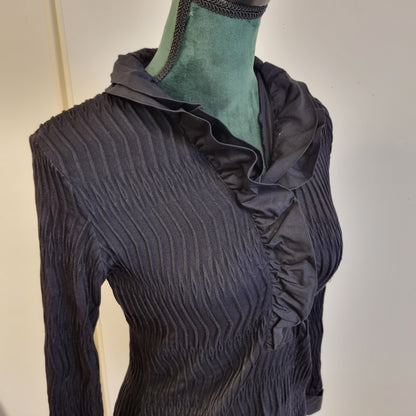 Vintage NaraCamicie rynket bluse / Italiensk design – S