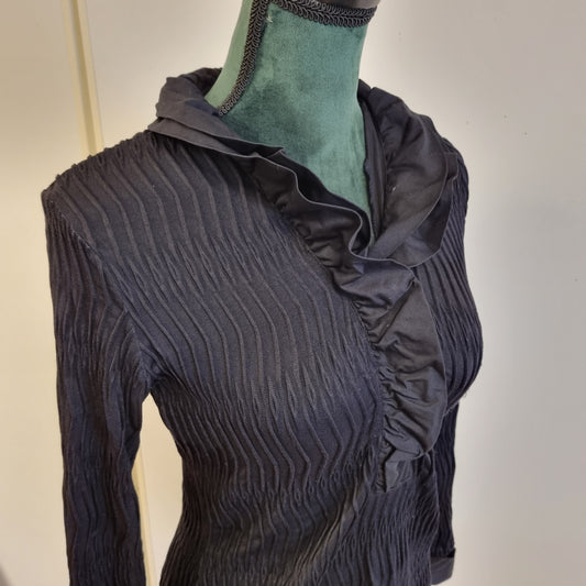 Vintage NaraCamicie rynket bluse / Italiensk design – S