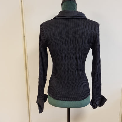 Vintage NaraCamicie rynket bluse / Italiensk design – S