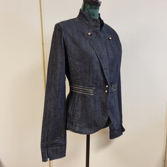 Vintage Farfallina figursydd denimjakke – M