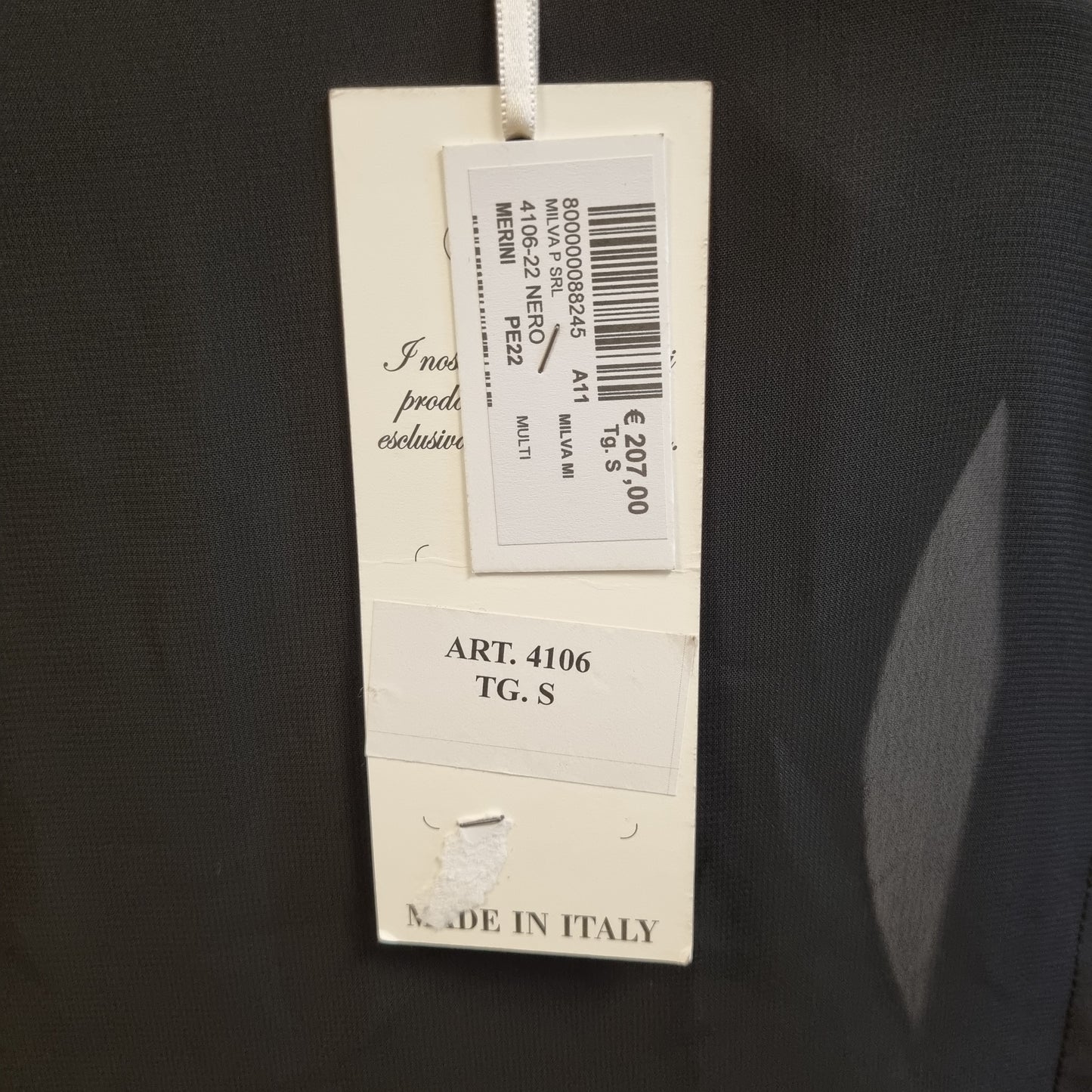 NY! Milva-Mi goth-bluse med stor kappekrage – S