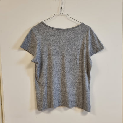 Levi’s gråmelert T-skjorte med brodert logo – XL