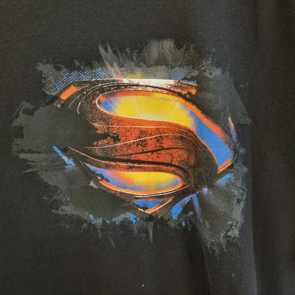 Superman Man of Steel T-skjorte / 100% bomull – L