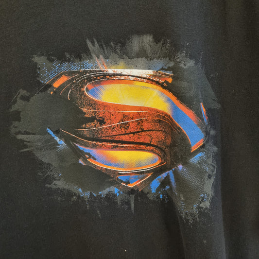 Superman Man of Steel T-skjorte / 100% bomull – L