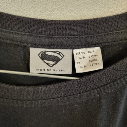 Superman Man of Steel T-skjorte / 100% bomull – L