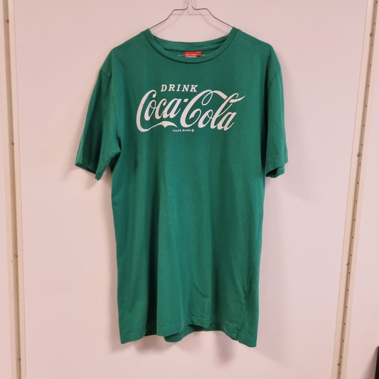 Coca-Cola grønn T-skjorte – XL
