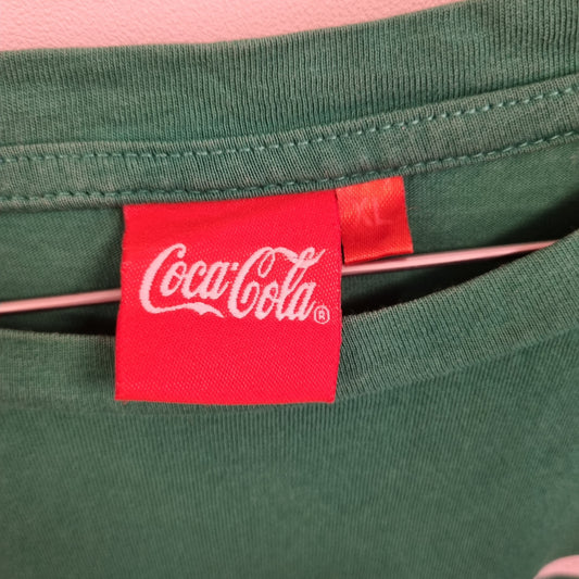 Coca-Cola grønn T-skjorte – XL
