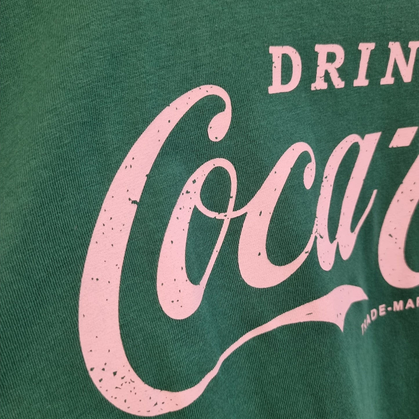 Coca-Cola grønn T-skjorte – XL