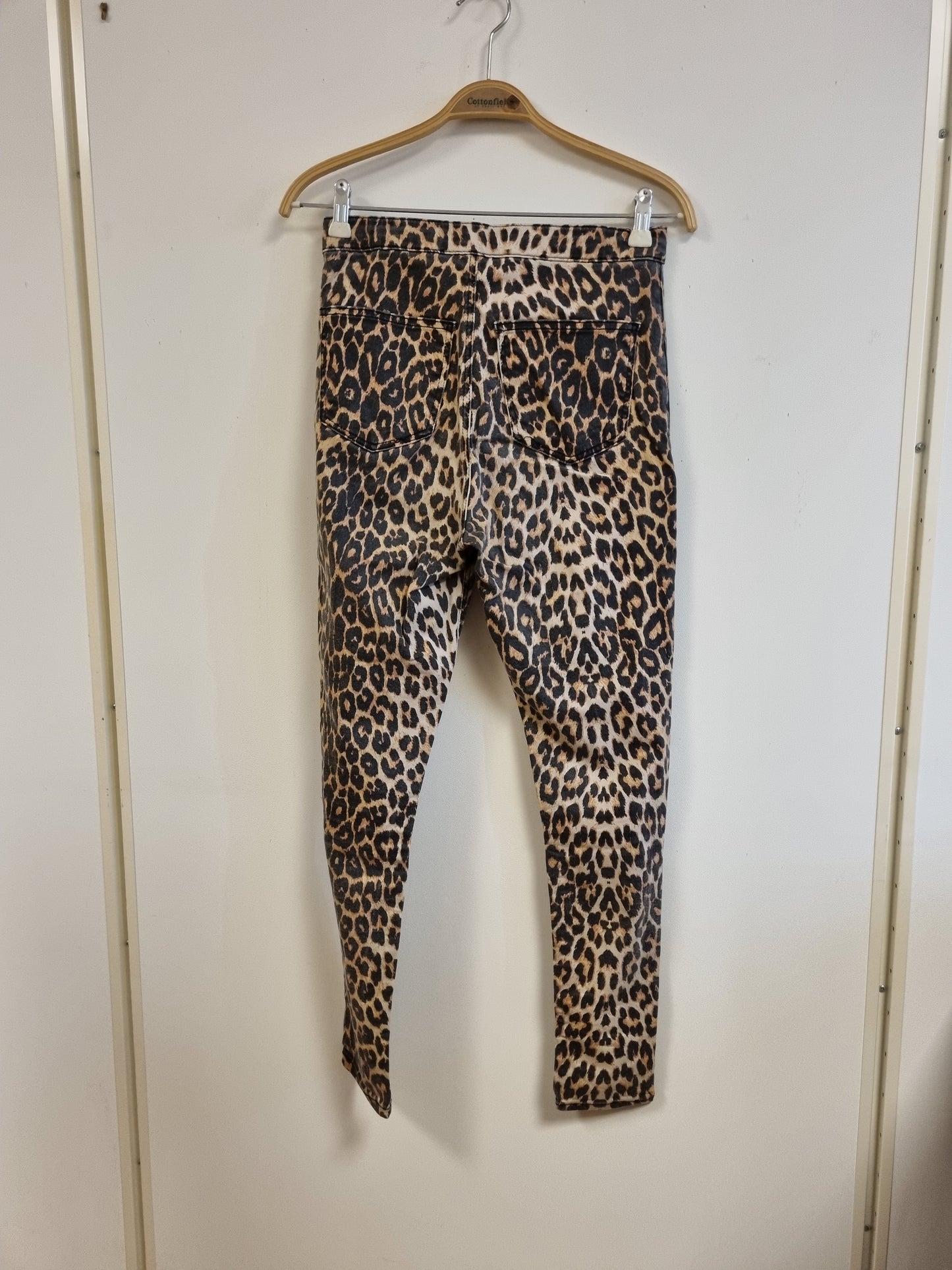 Leopardmønstrede jeans – W30/L32
