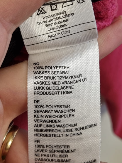 Rosa fleecejakke / Bergans – S
