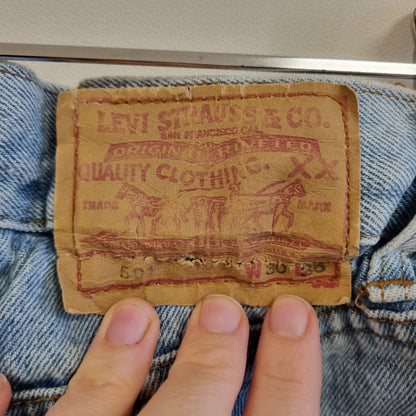 Vintage Levi's 501 Paperbag-shorts / Reworked 90s – M/L