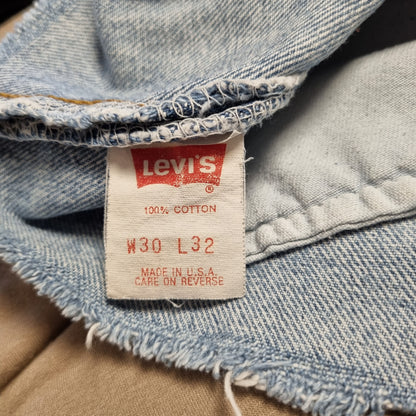 Vintage Levi's 701 Student-shorts / Made in USA 1992 - W30
