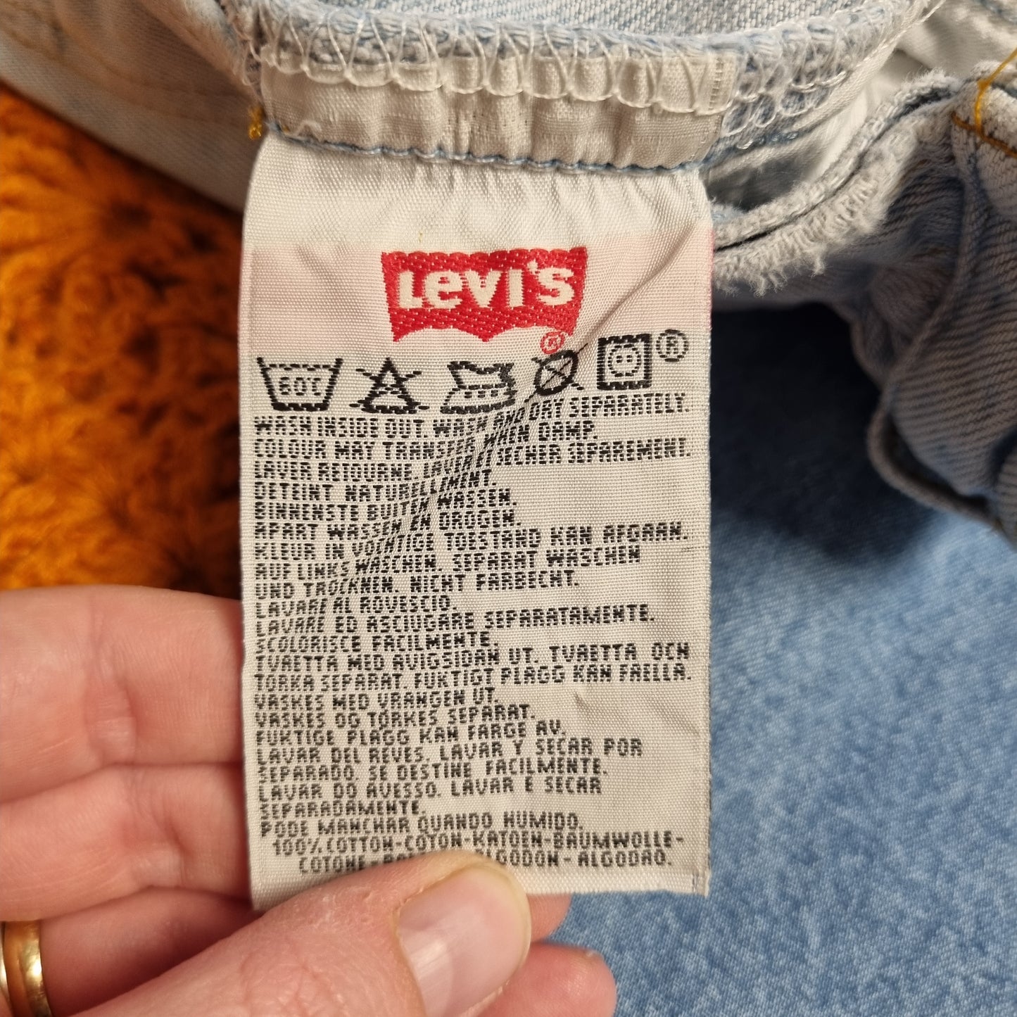 Vintage Levi's 501 Paperbag-shorts / Made in France 1995 - S/M