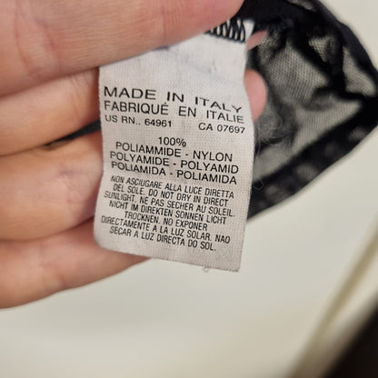 Vintage Y2K mesh-topp / Sisley Made in Italy – S/M