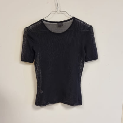 Vintage Y2K mesh-topp / Sisley Made in Italy – S/M