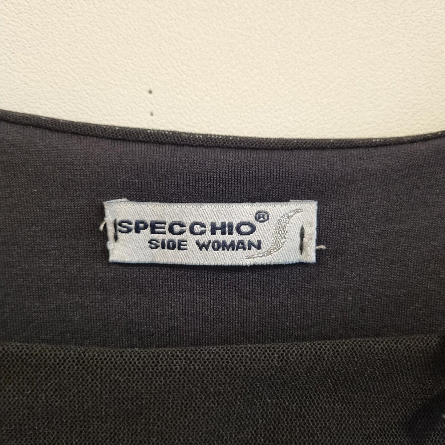 Vintage Y2K rynket topp med sløyfer / Specchio – S