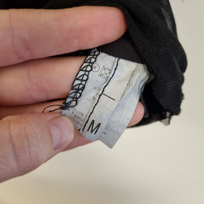 Vintage Y2K rynket topp med sløyfer / Specchio – S