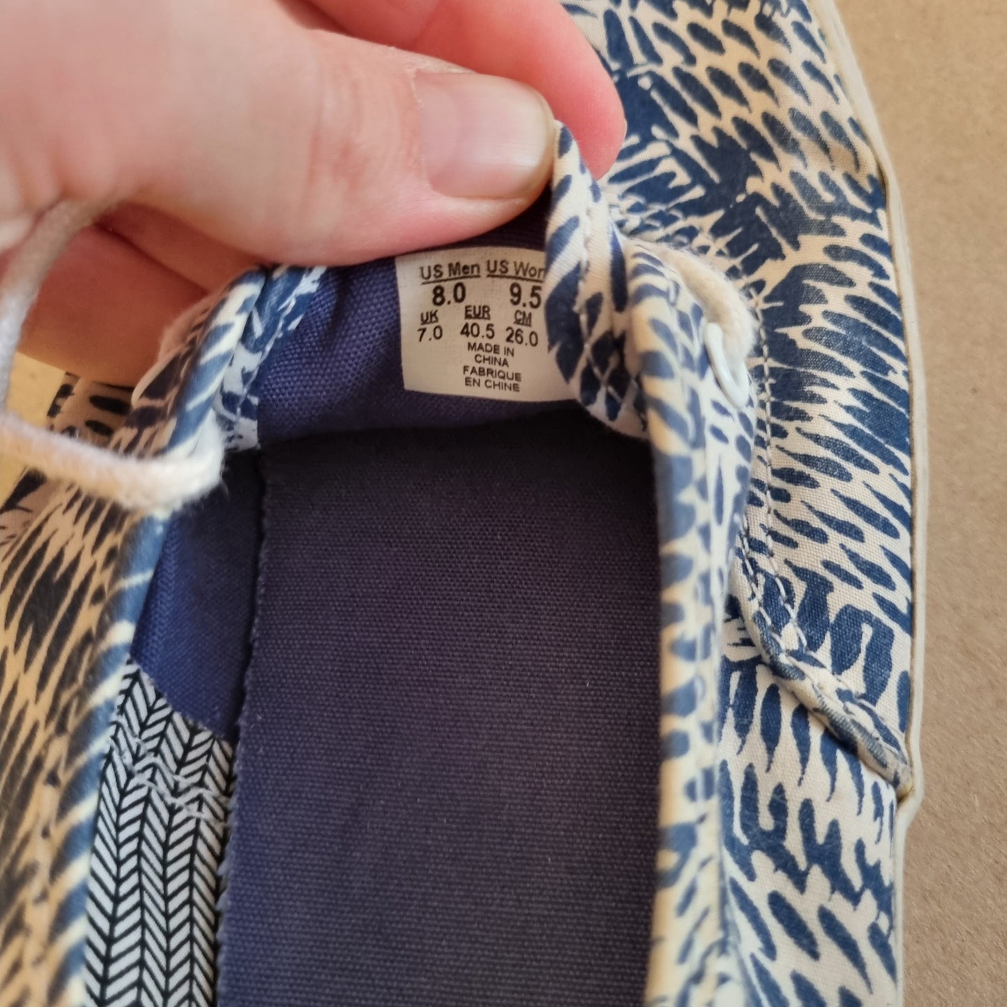 Vans Authentic Ikat Print – Str. 40,5