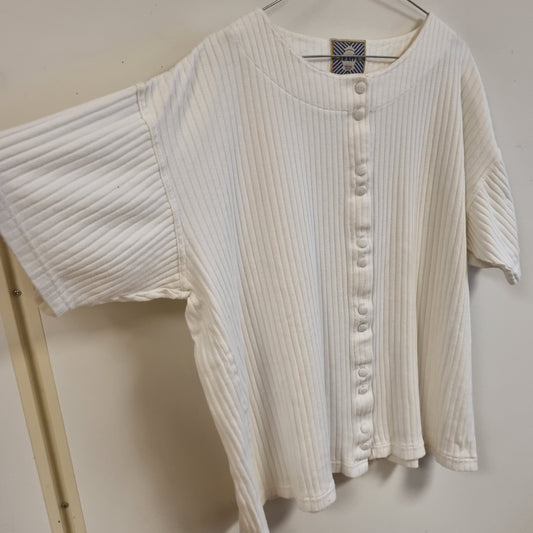Vintage 90-talls Exit topp / 100 % bomull – L