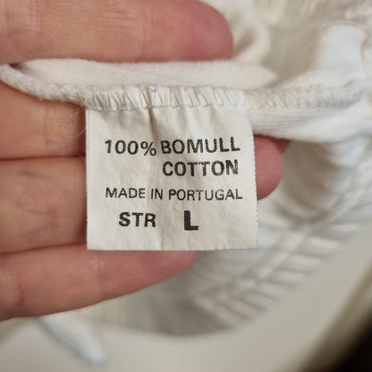 Vintage 90-talls Exit topp / 100 % bomull – L