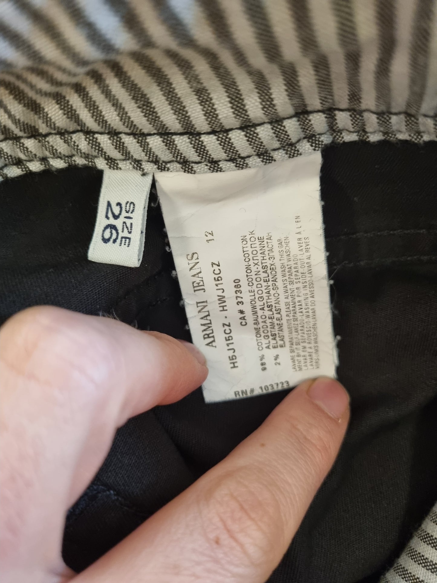 NY! Armani Jeans J15 – W26