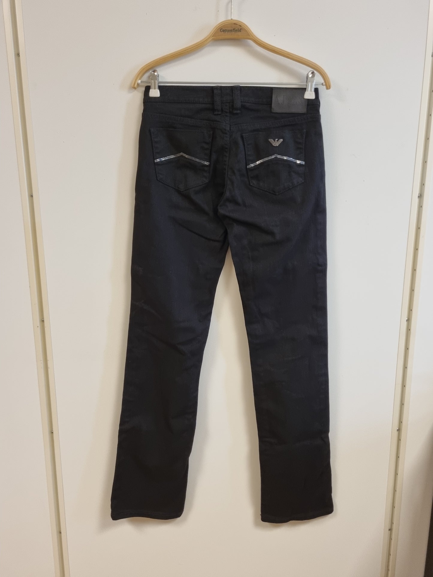 NY! Armani Jeans J11 med paljettdetalj – W27