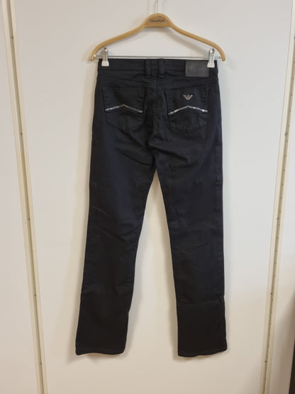 NY! Armani Jeans J11 med paljettdetalj – W27