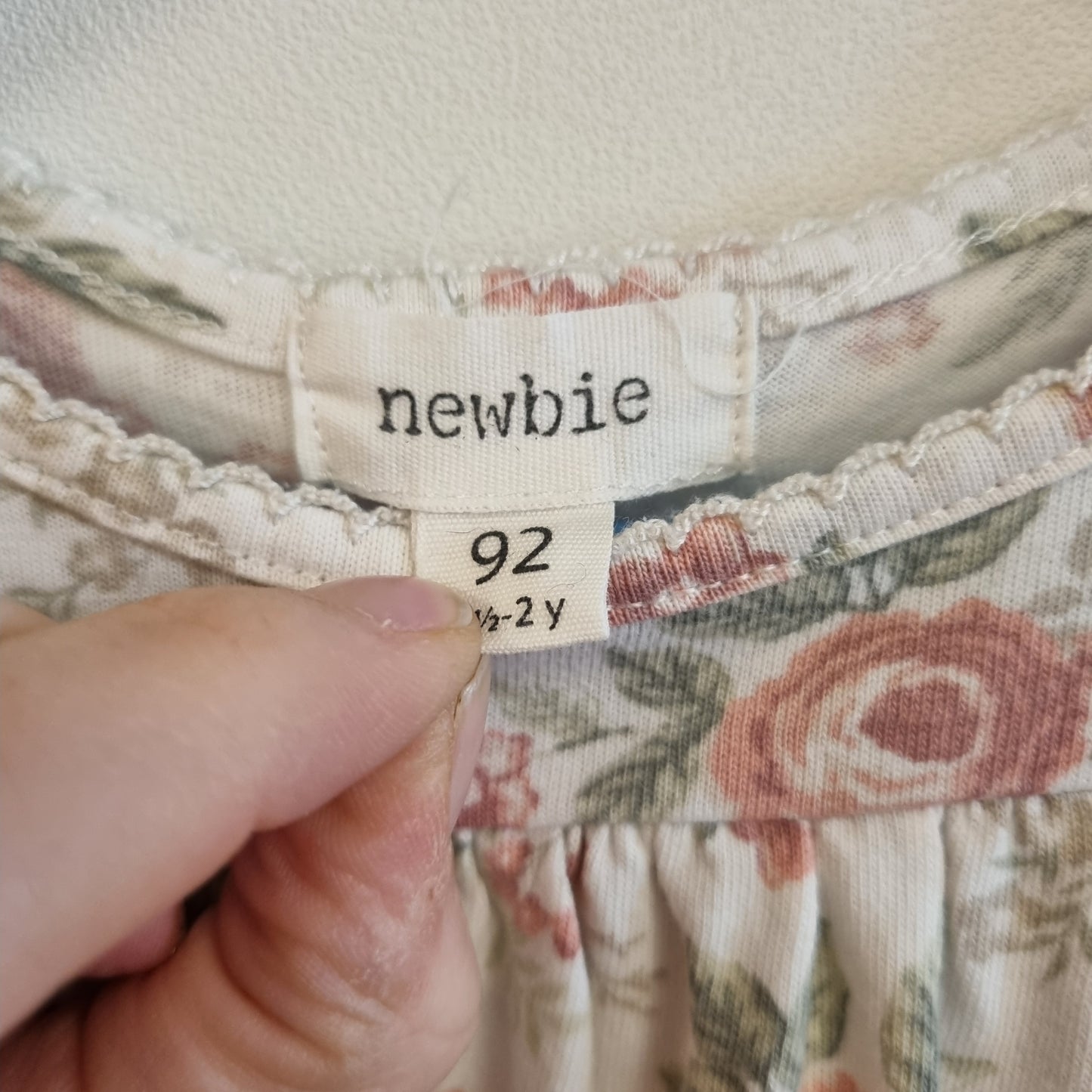 Newbie blomstrete kjole – 92