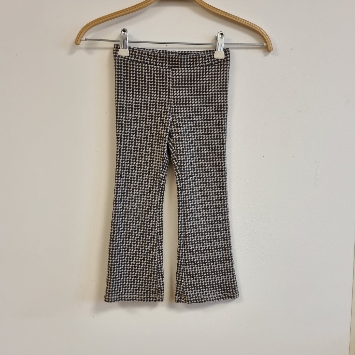 Mønstret bukse med flare – 104