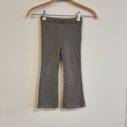 Mønstret bukse med flare – 104