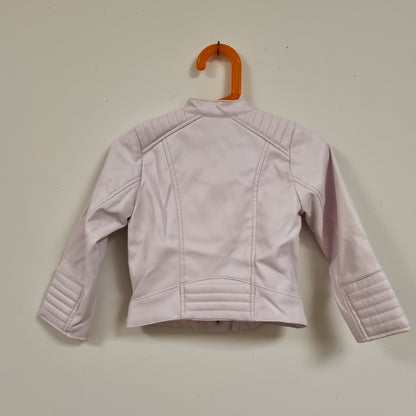 Lys rosa bikerjakke – 92