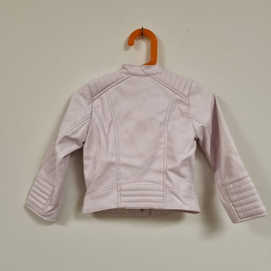 Lys rosa bikerjakke – 92