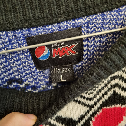 Pepsi Max strikkagenser - L